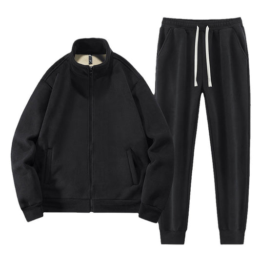 Men’s Black Fleece Tracksuit