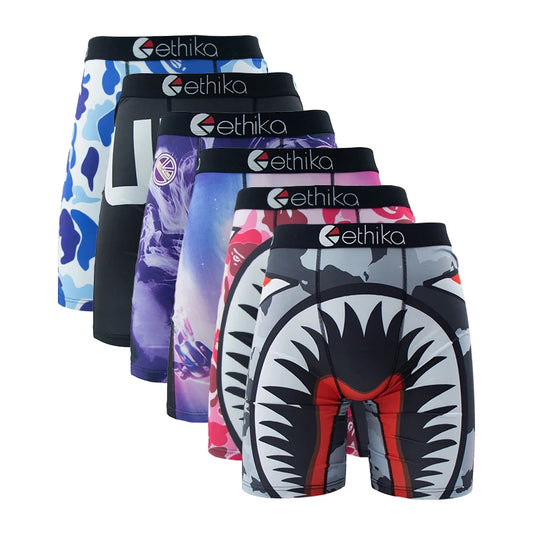 Men’s Ethika-Style Boxer Briefs – Bold Prints, Maximum Comfort