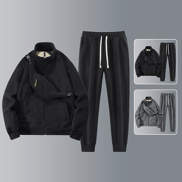 Men’s Black Fleece Tracksuit